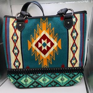Montana West Aztec Tapestry‎ Concealed Carry Tote
